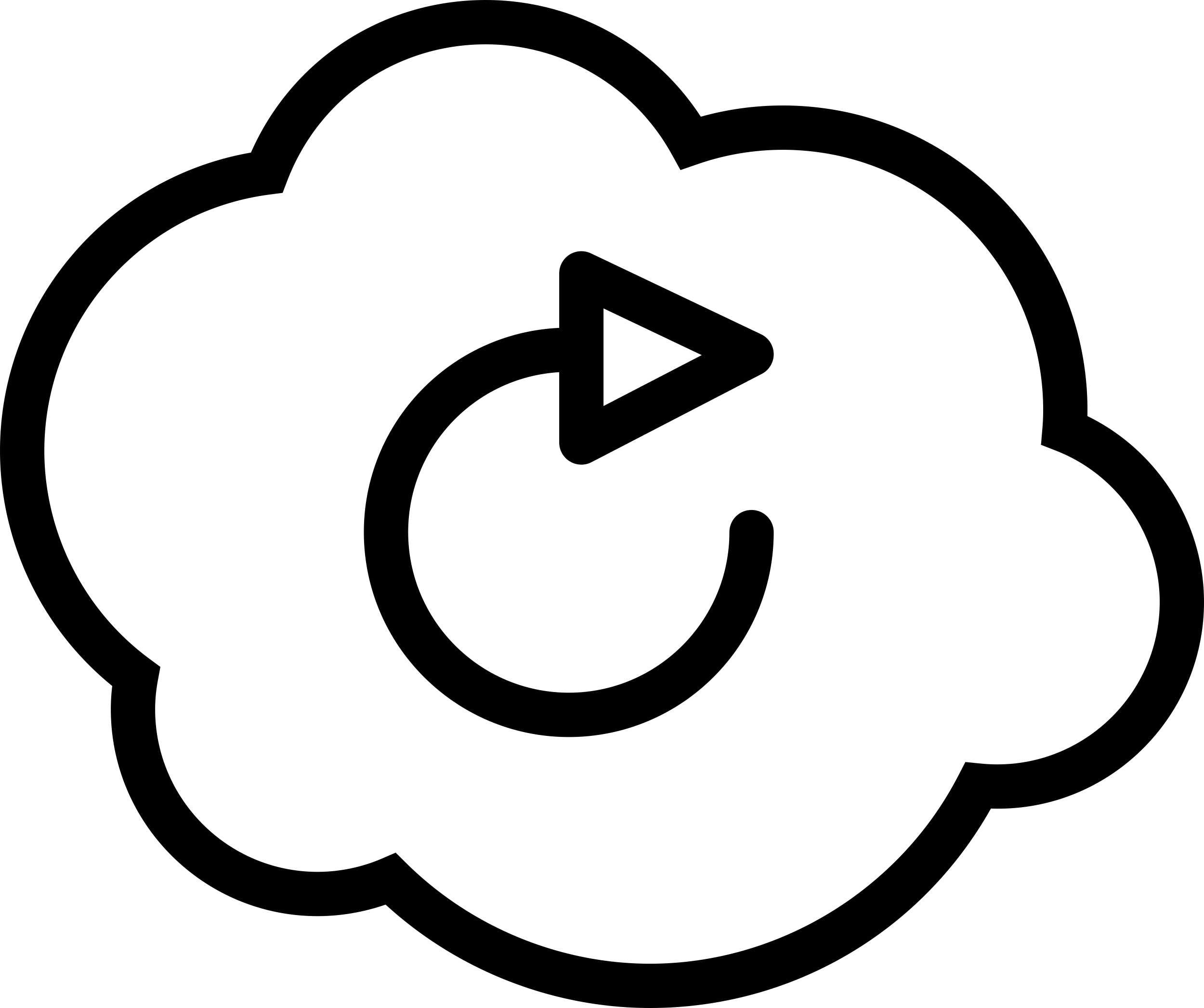 Cloud Refreshment Symbol Outline Icon Svg Set Free Vectors